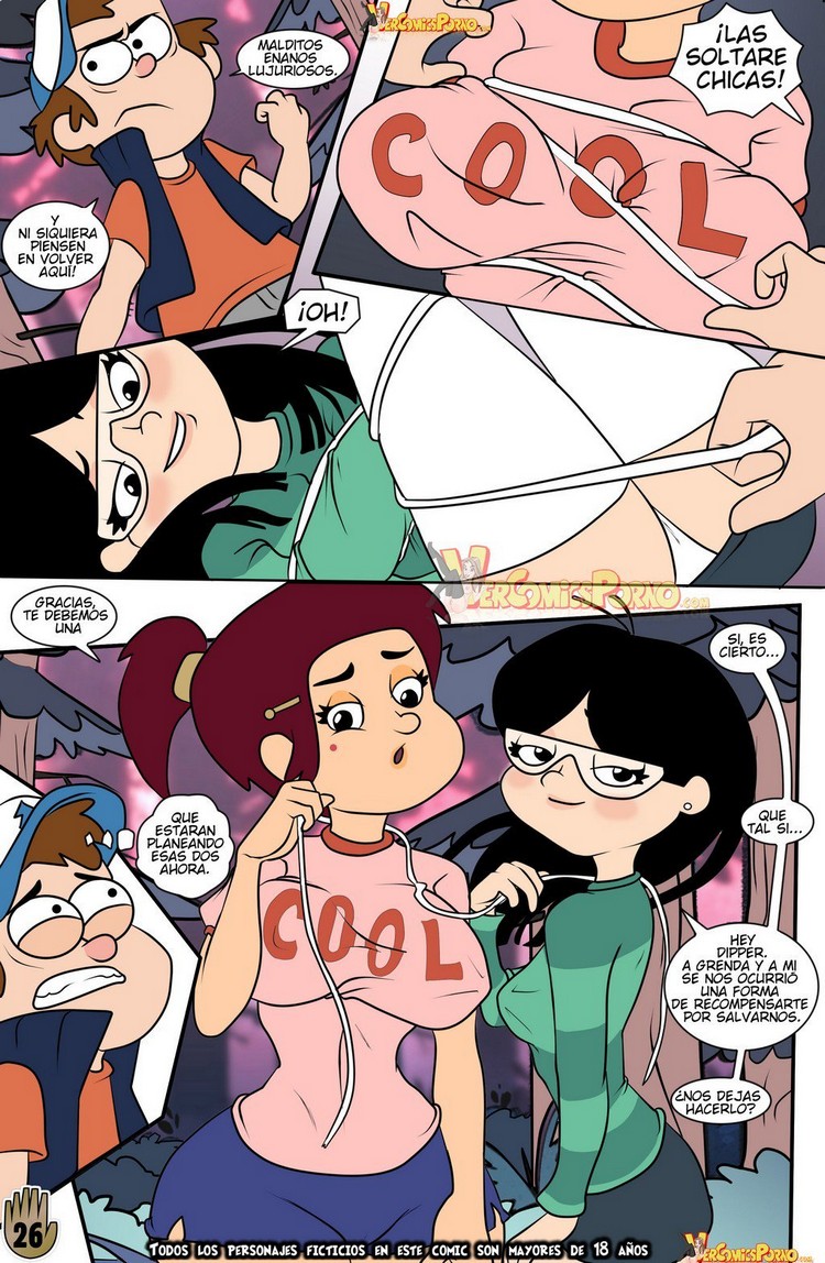 Un Verano de Placer 2 – Gravity Falls Comic porno
