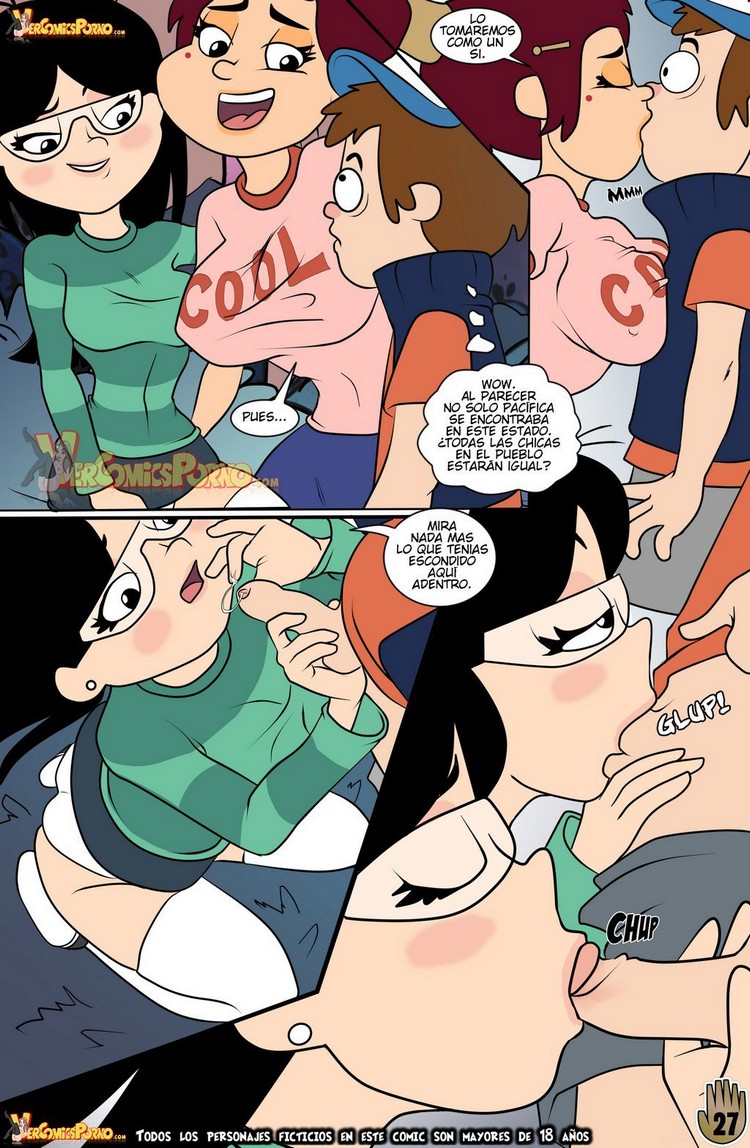 Un Verano de Placer 2 – Gravity Falls Comic porno