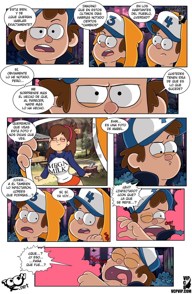 Un Verano de Placer 5 – Gravity Falls Comic porno