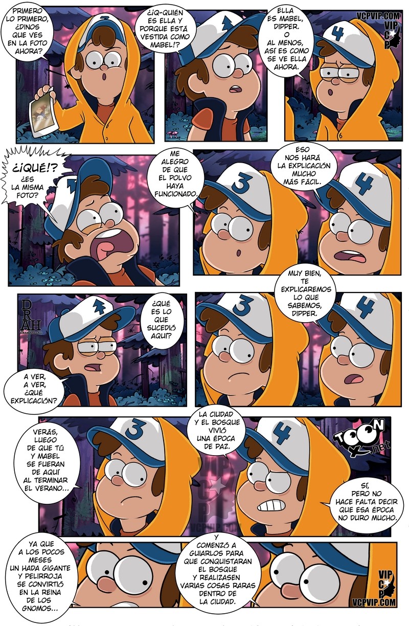 Un Verano de Placer 5 – Gravity Falls Comic porno