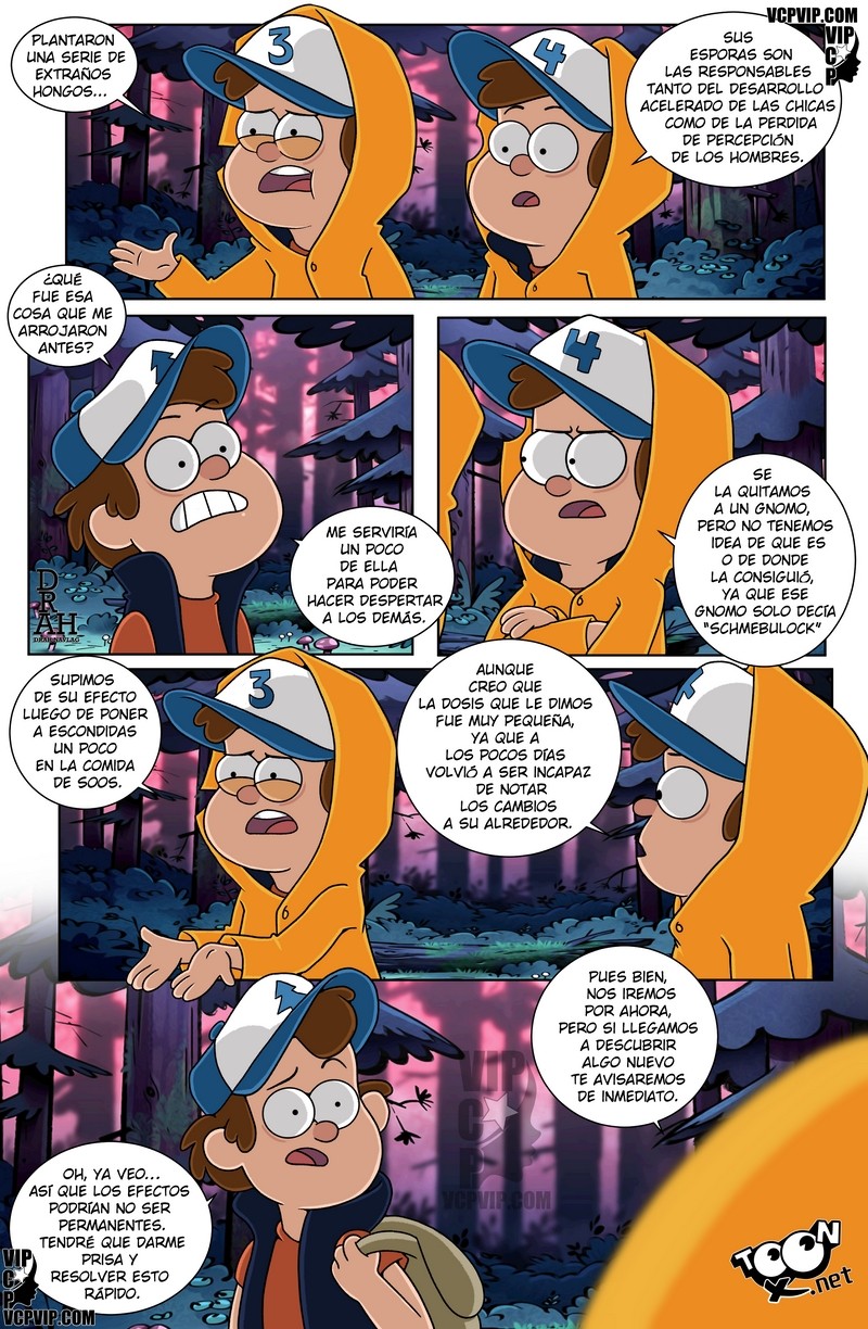 Un Verano de Placer 5 – Gravity Falls Comic porno