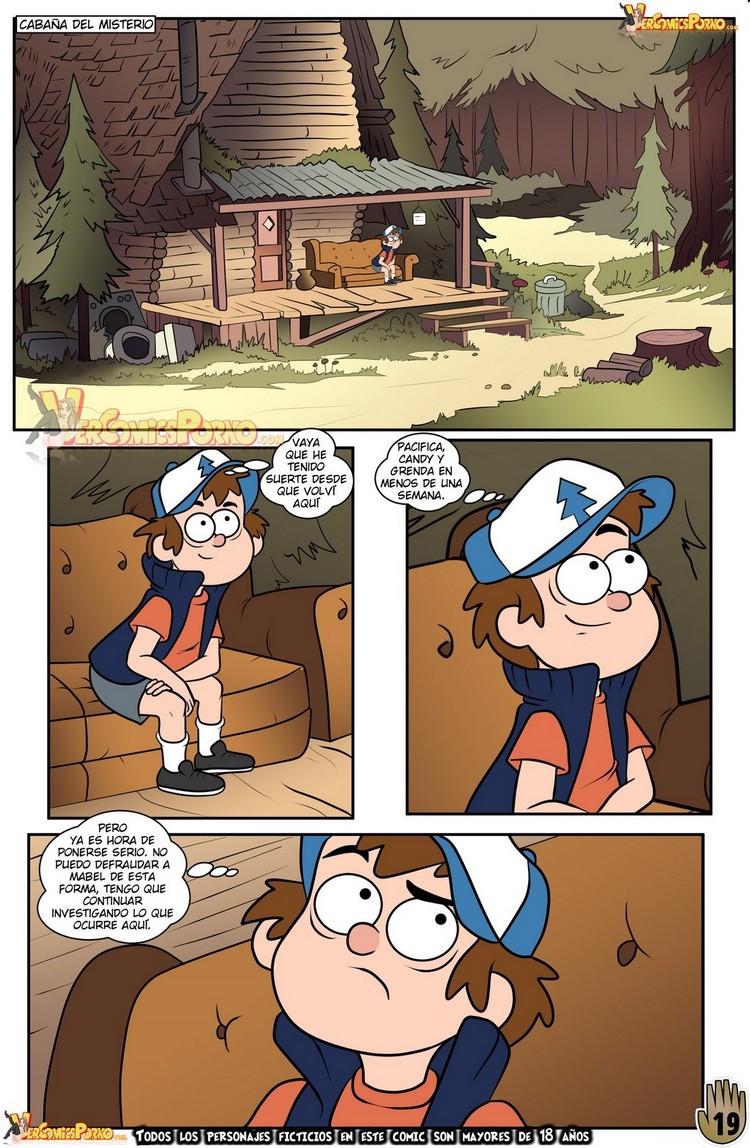 Un Verano de Placer 3 – Gravity Falls Comic porno