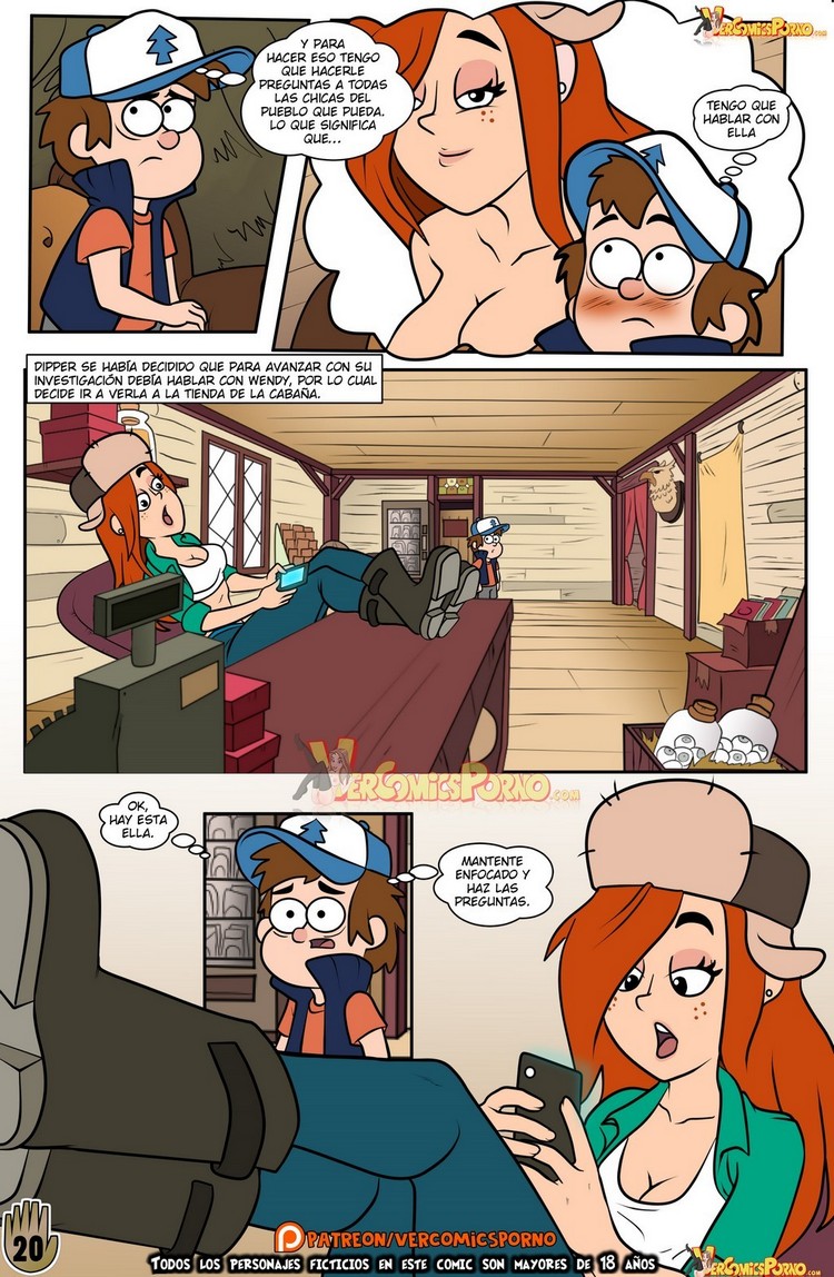 Un Verano de Placer 3 – Gravity Falls Comic porno
