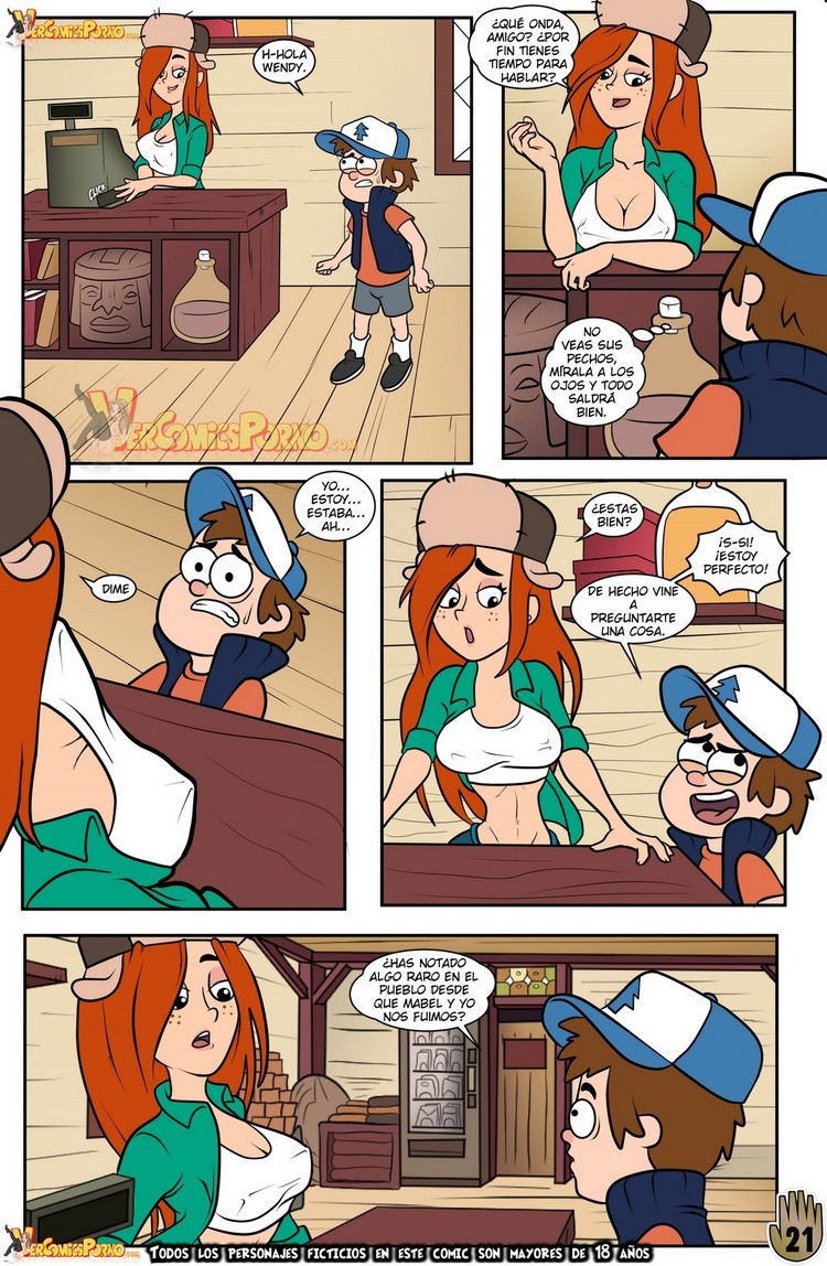 Un Verano de Placer 3 – Gravity Falls Comic porno