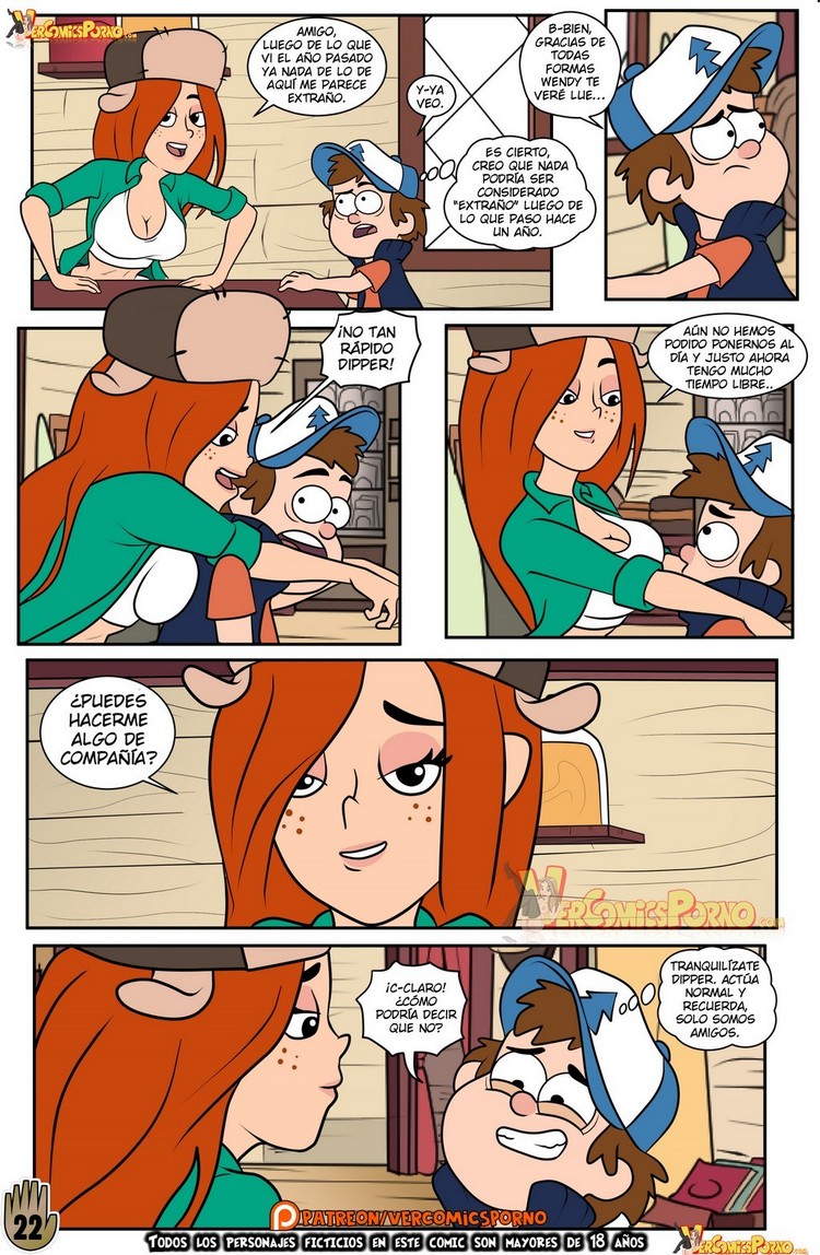 Un Verano de Placer 3 – Gravity Falls Comic porno