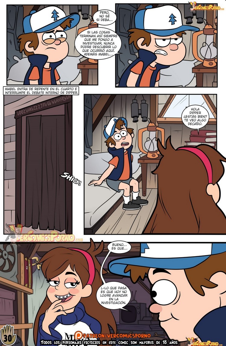 Un Verano de Placer 3 – Gravity Falls Comic porno