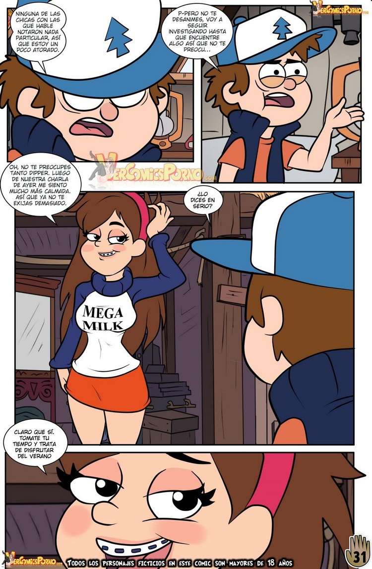 Un Verano de Placer 3 – Gravity Falls Comic porno