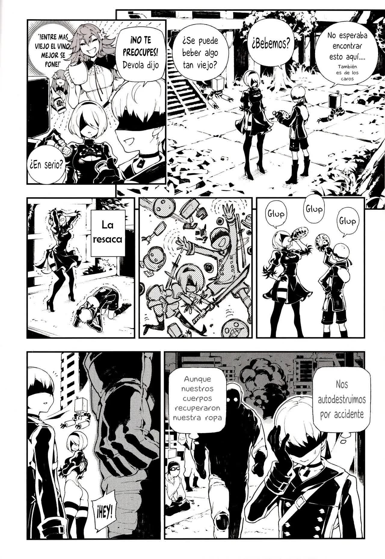 NieR 2BR18 Comic porno
