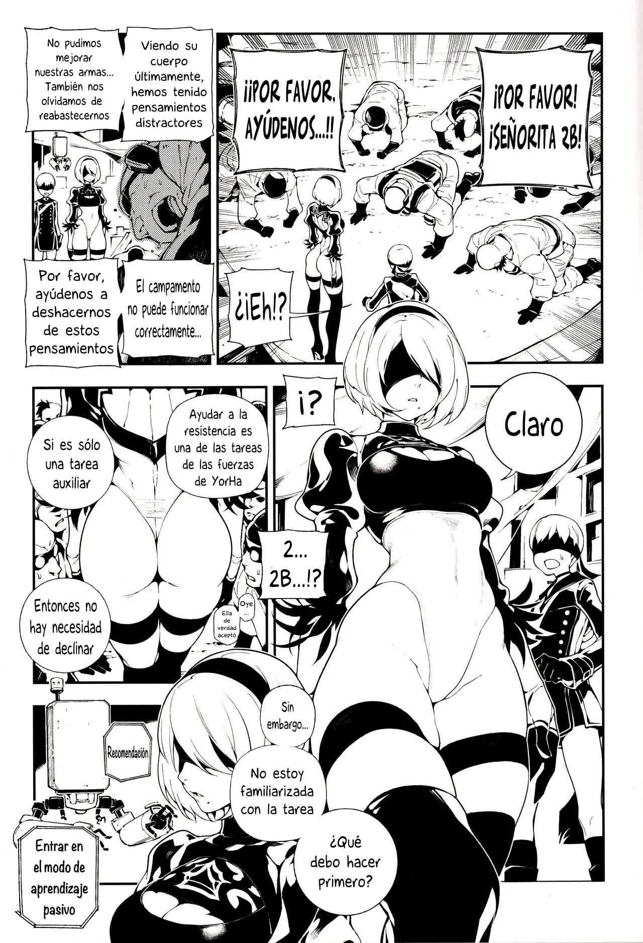 NieR 2BR18 Comic porno