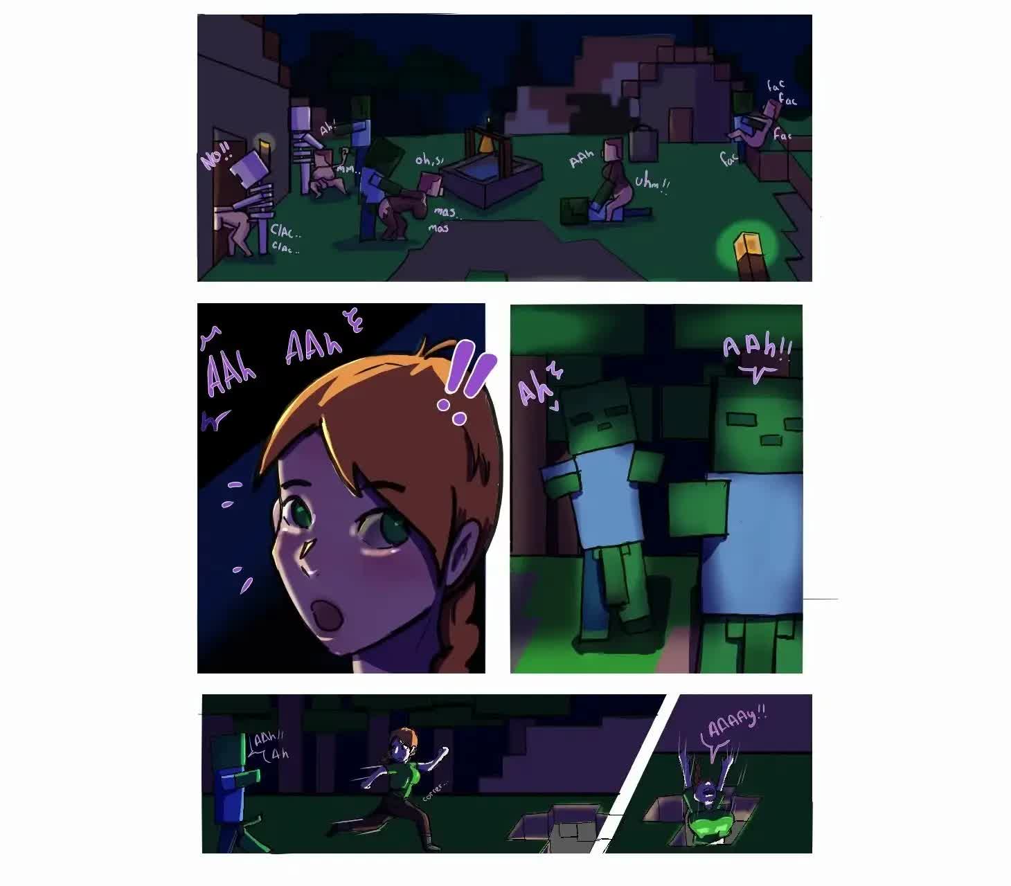 Minecraft - Cave & Sex Comic porno