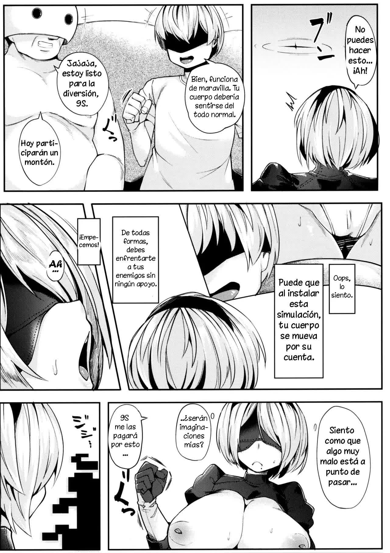 2B to be Saimin Benki Comic porno