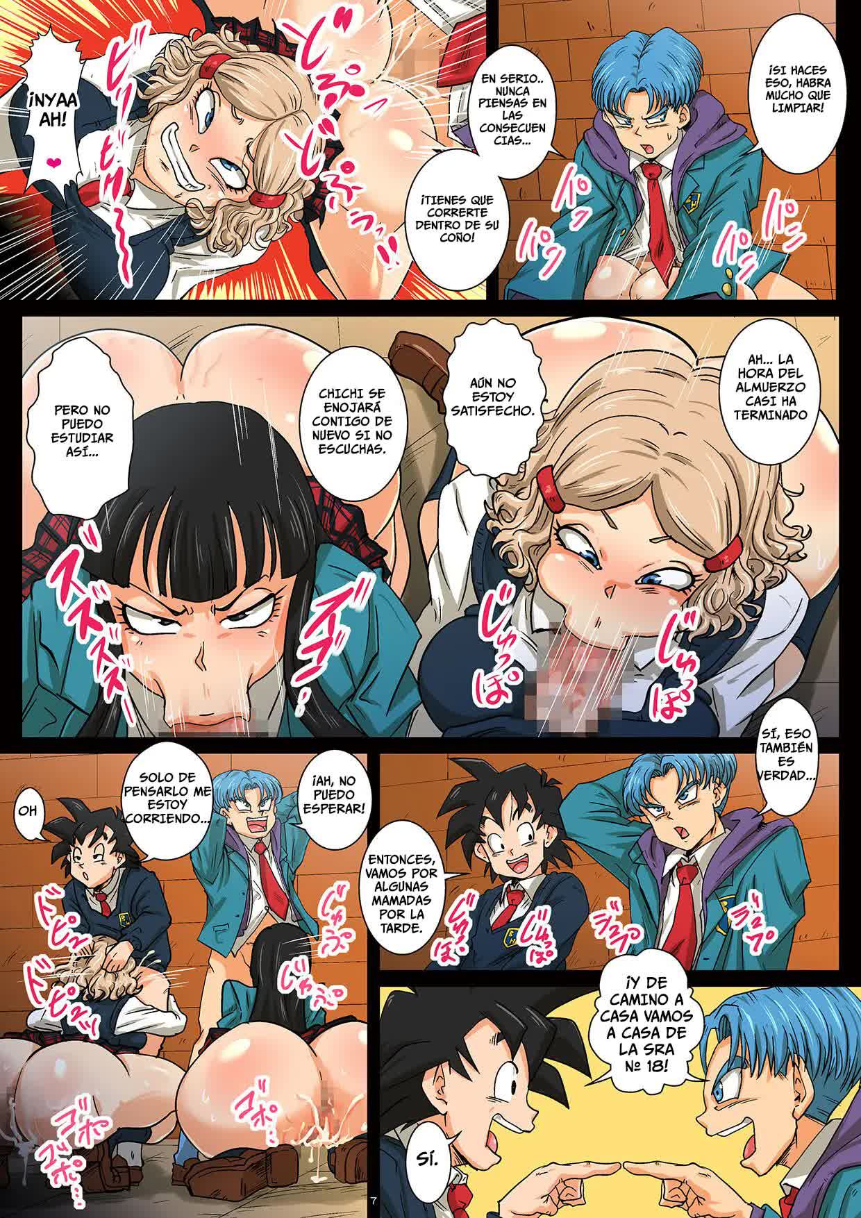 Houkago wa 18-gou-san-chi de SEX Zanmai - Teniendo Sexo en Casa de No.18 Después de la Escuela Comic porno