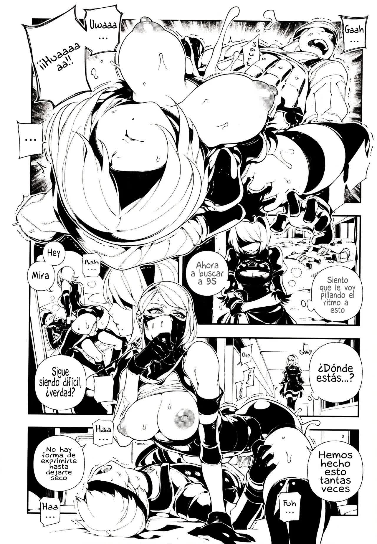 NieR 2BR18 Comic porno