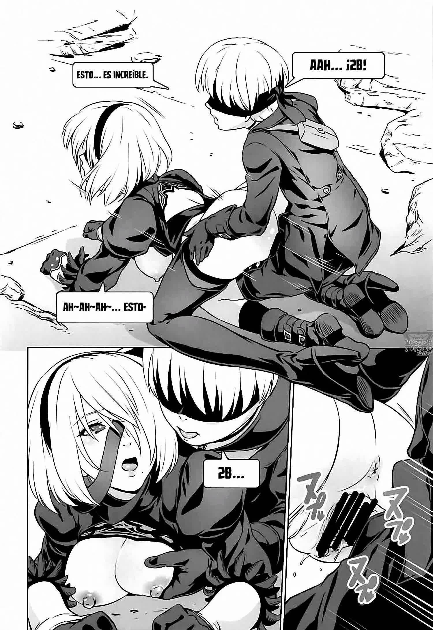 YoRHa 2B-iro Comic porno
