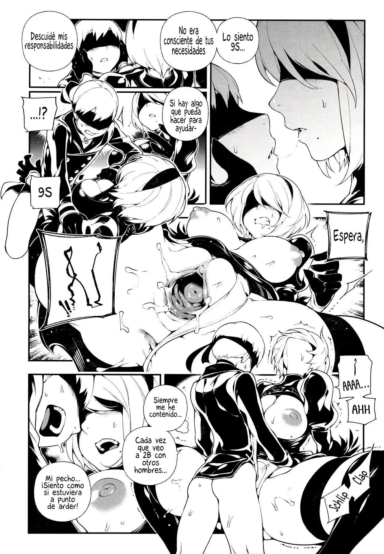 NieR 2BR18 Comic porno