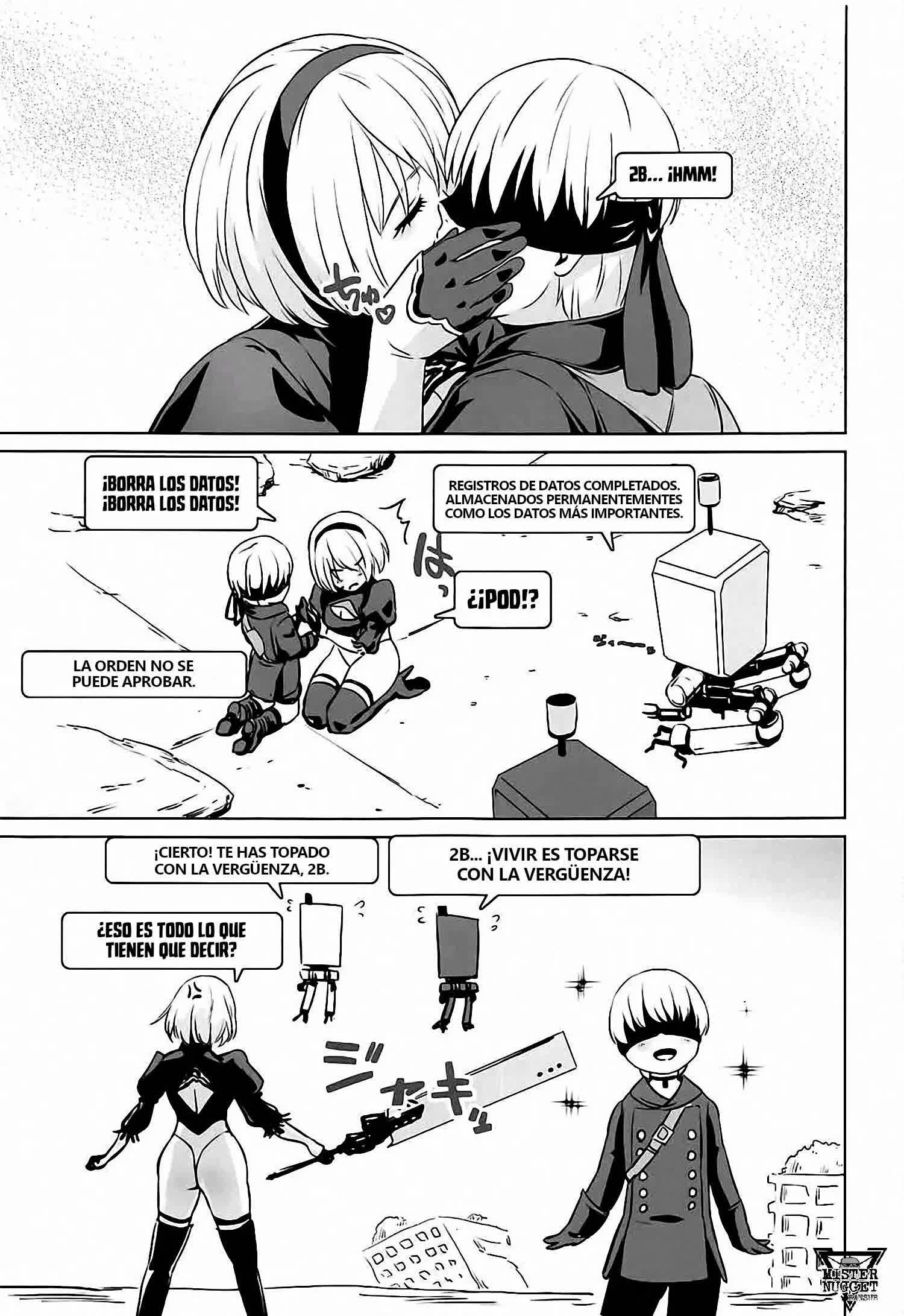 YoRHa 2B-iro Comic porno