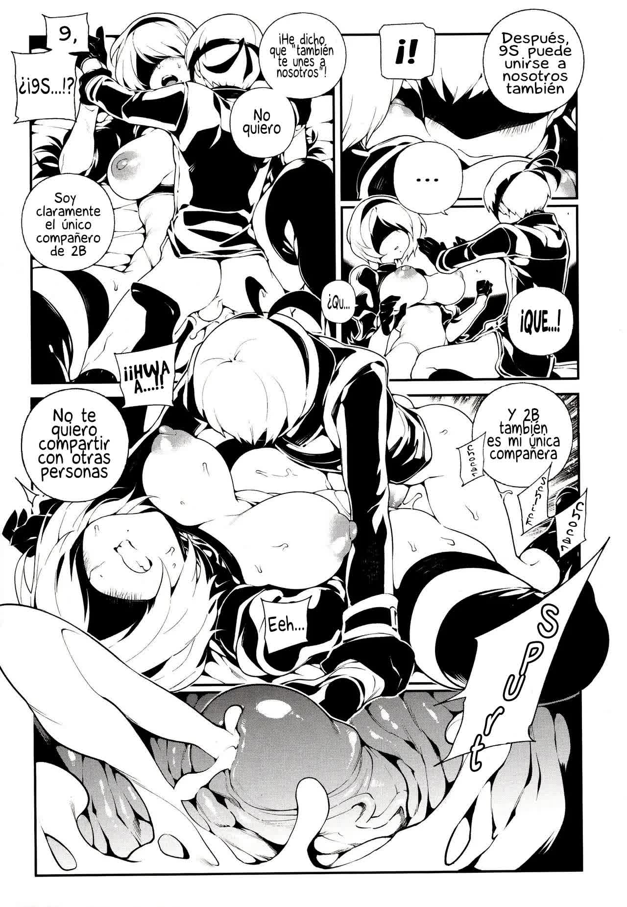 NieR 2BR18 Comic porno