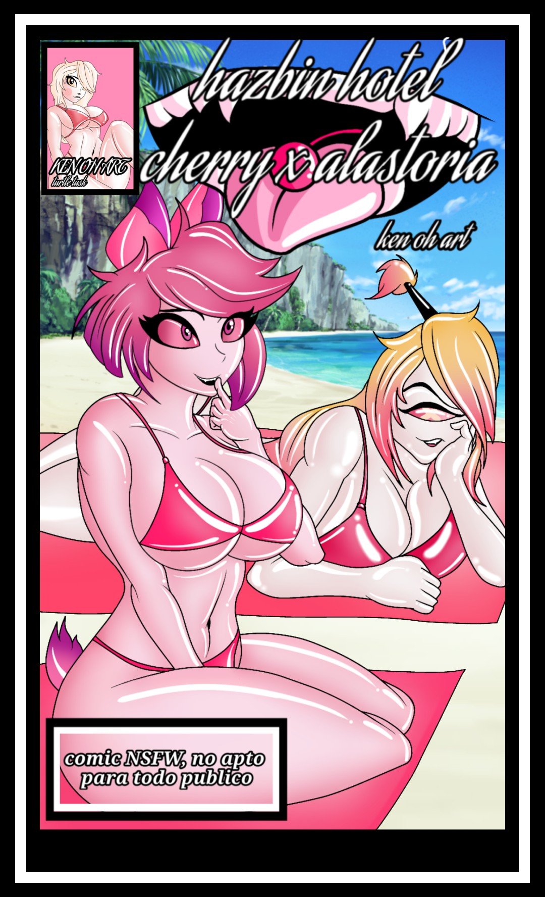 Alastoria X Cherry - Un Dia en la Playa Comic porno