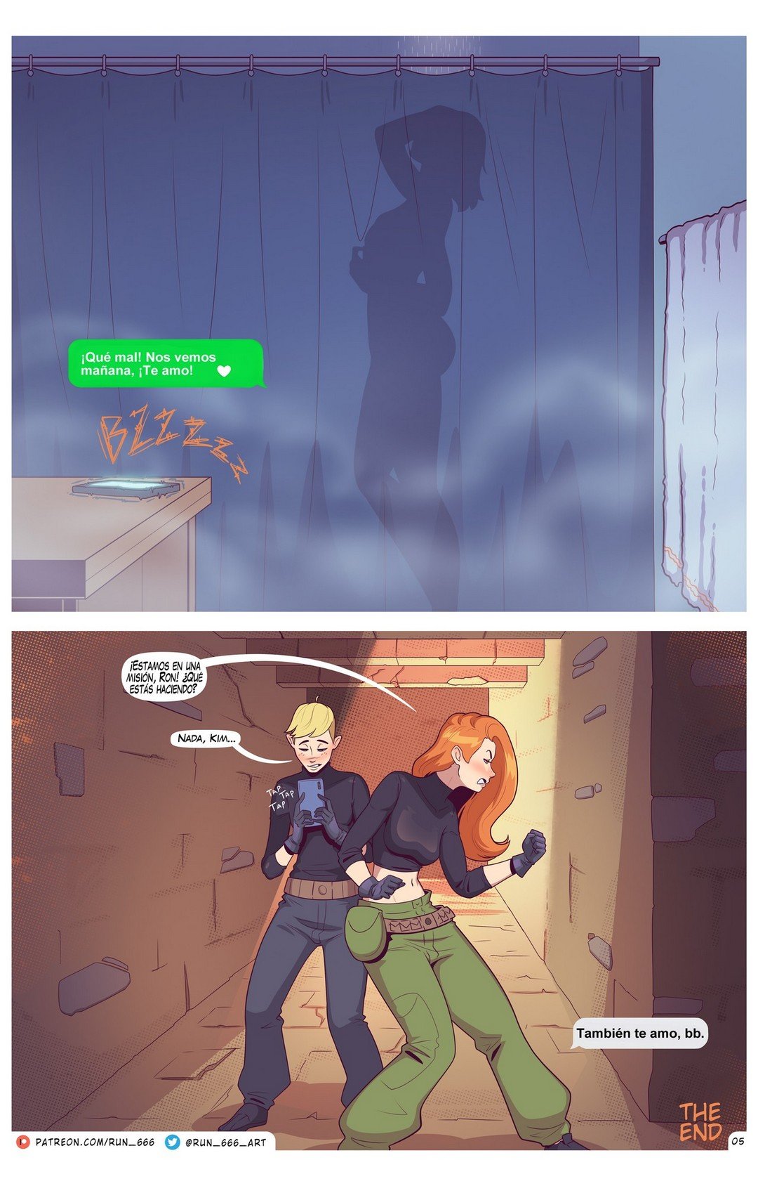 Ann Possible Sexting Comic porno