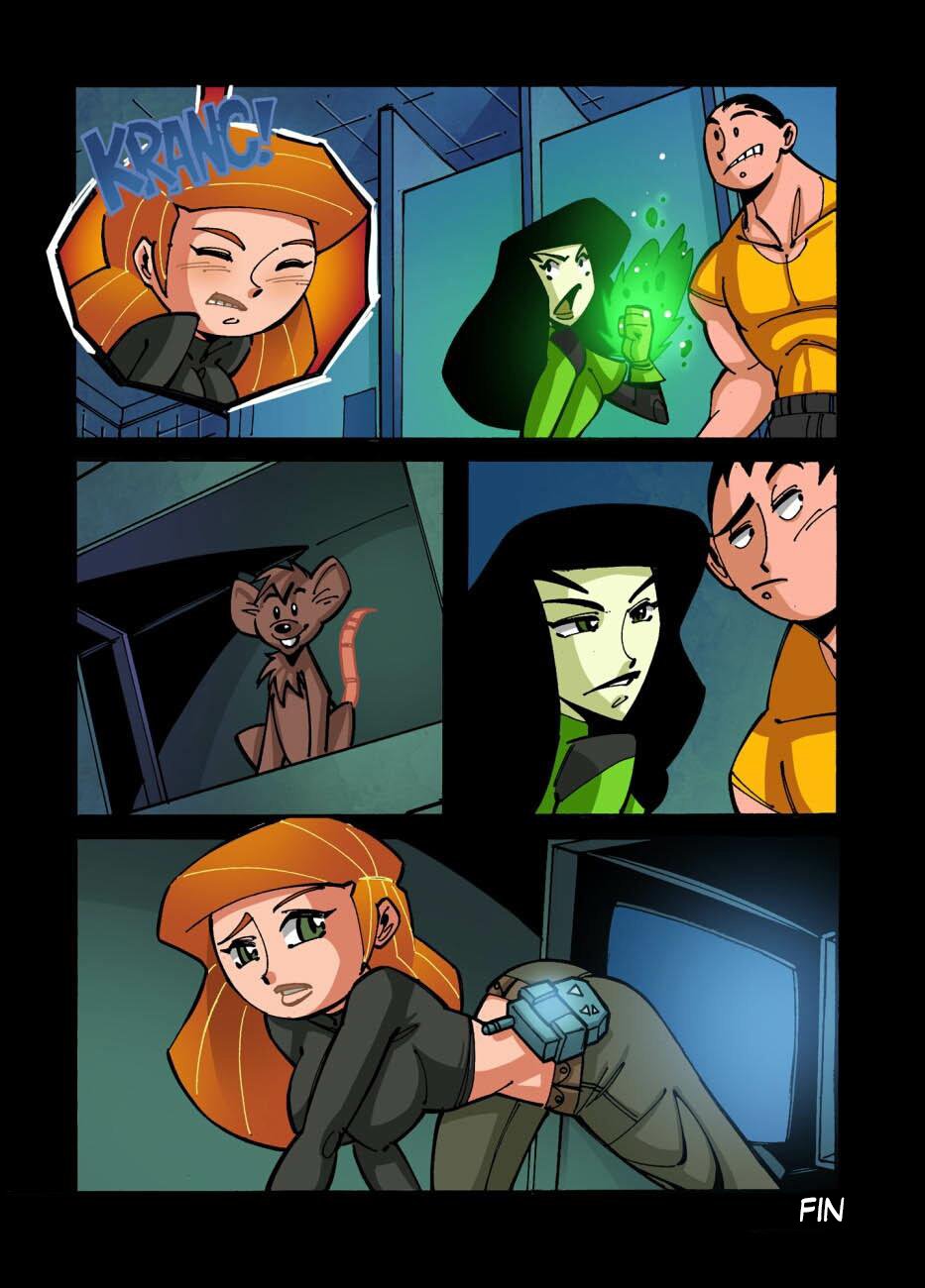 Bad Boy, Bad Girl and One Spy - Kim Possible XXX Comic porno