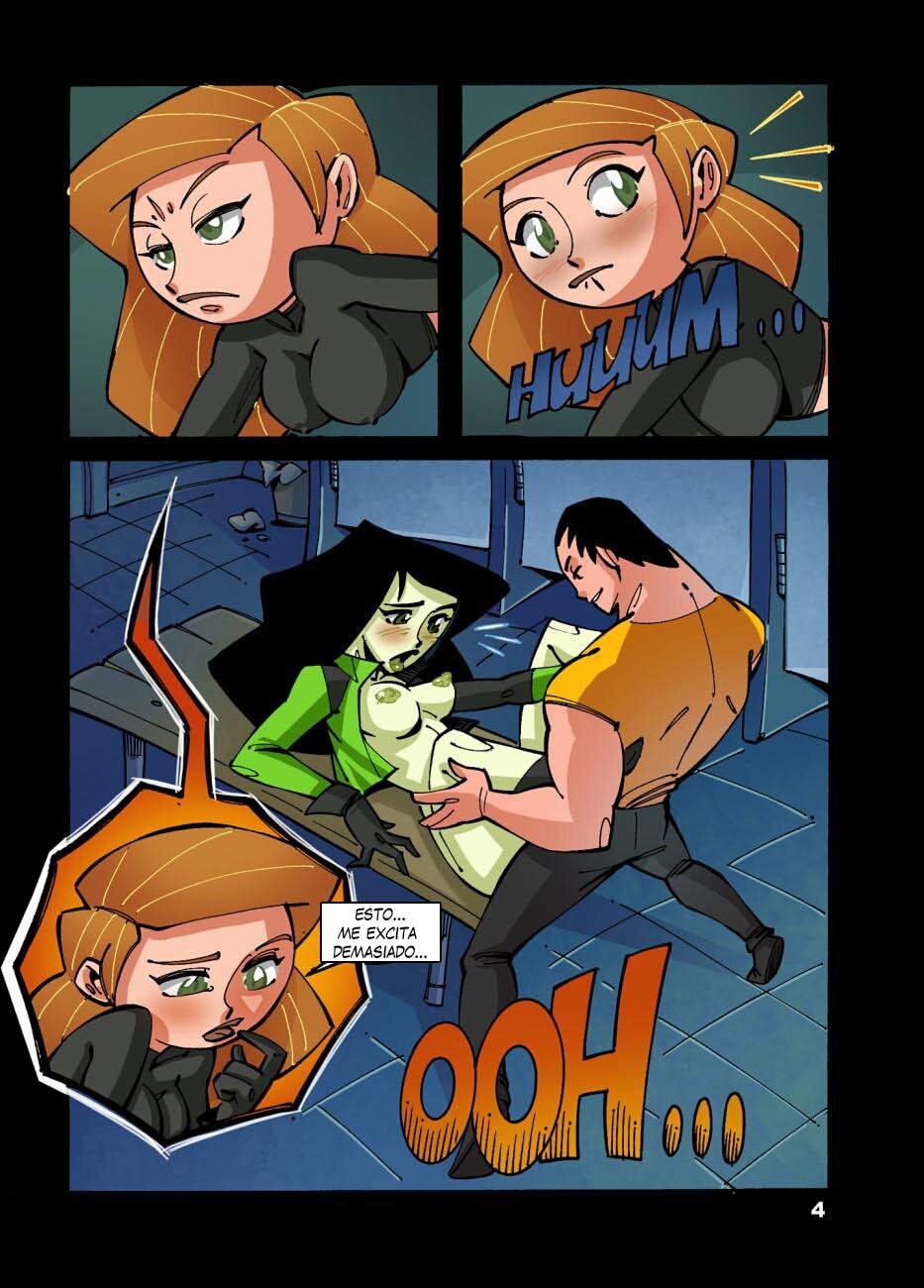Bad Boy, Bad Girl and One Spy - Kim Possible XXX Comic porno