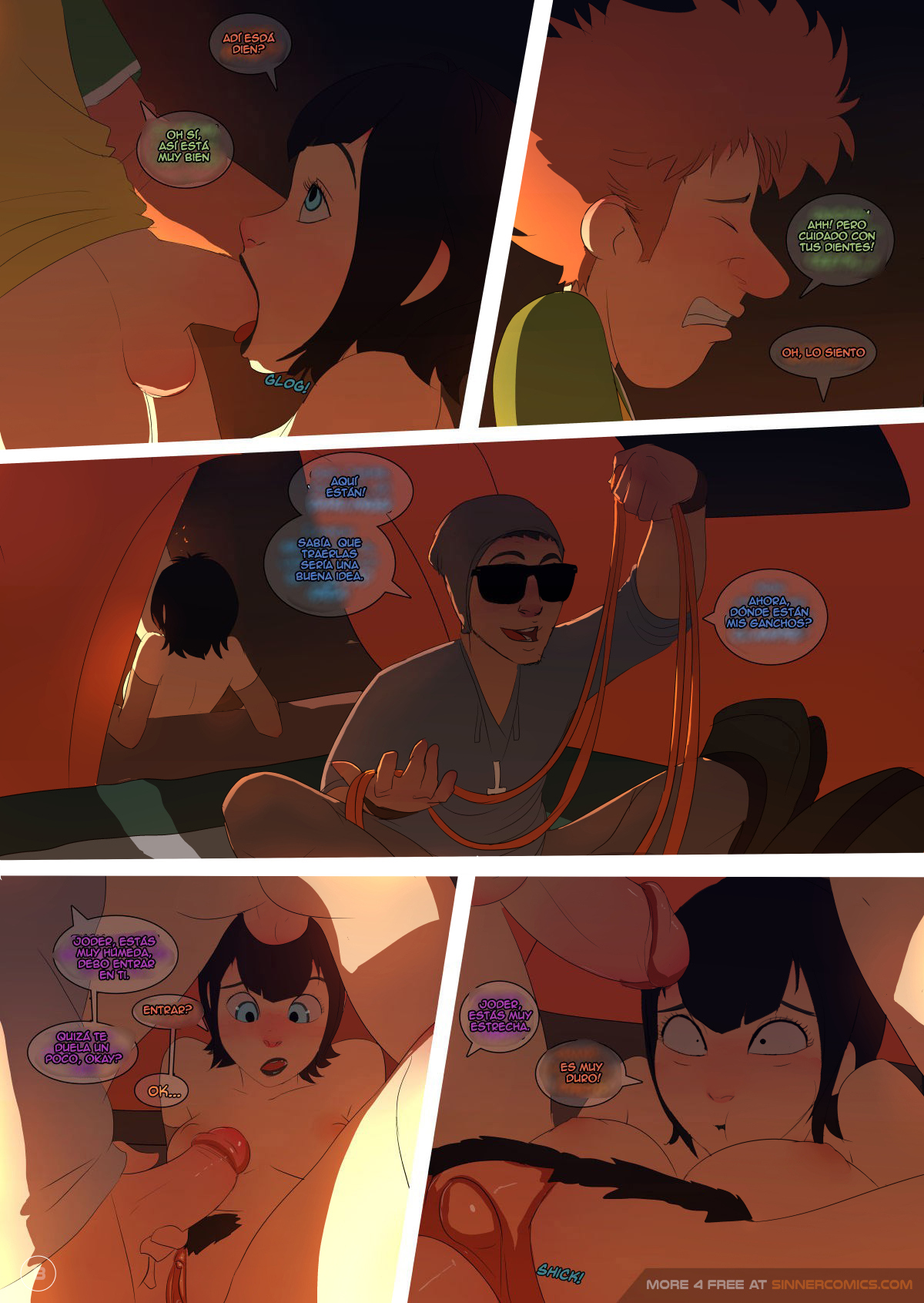 Beyond the Hotel Comic porno