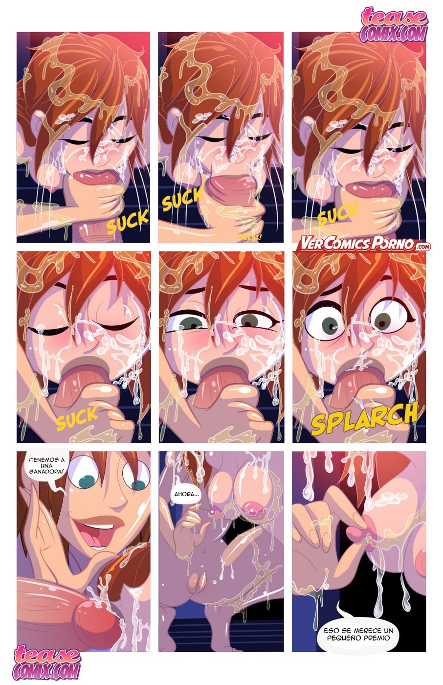 Cheer Fight - Kim Possible and Bonnie Oil Wrestling Comic porno