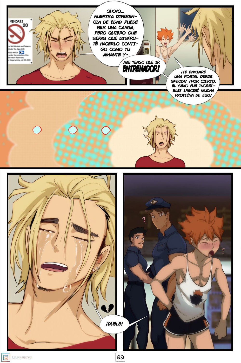 Coach Protein Comic porno