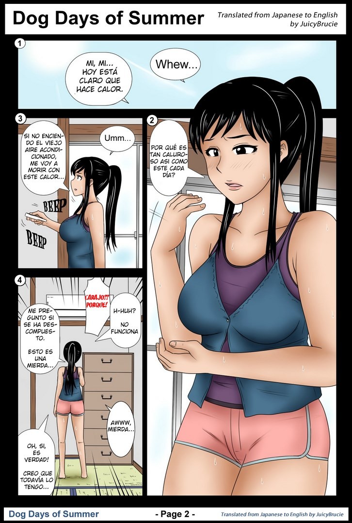 Dog days of summer Comic porno
