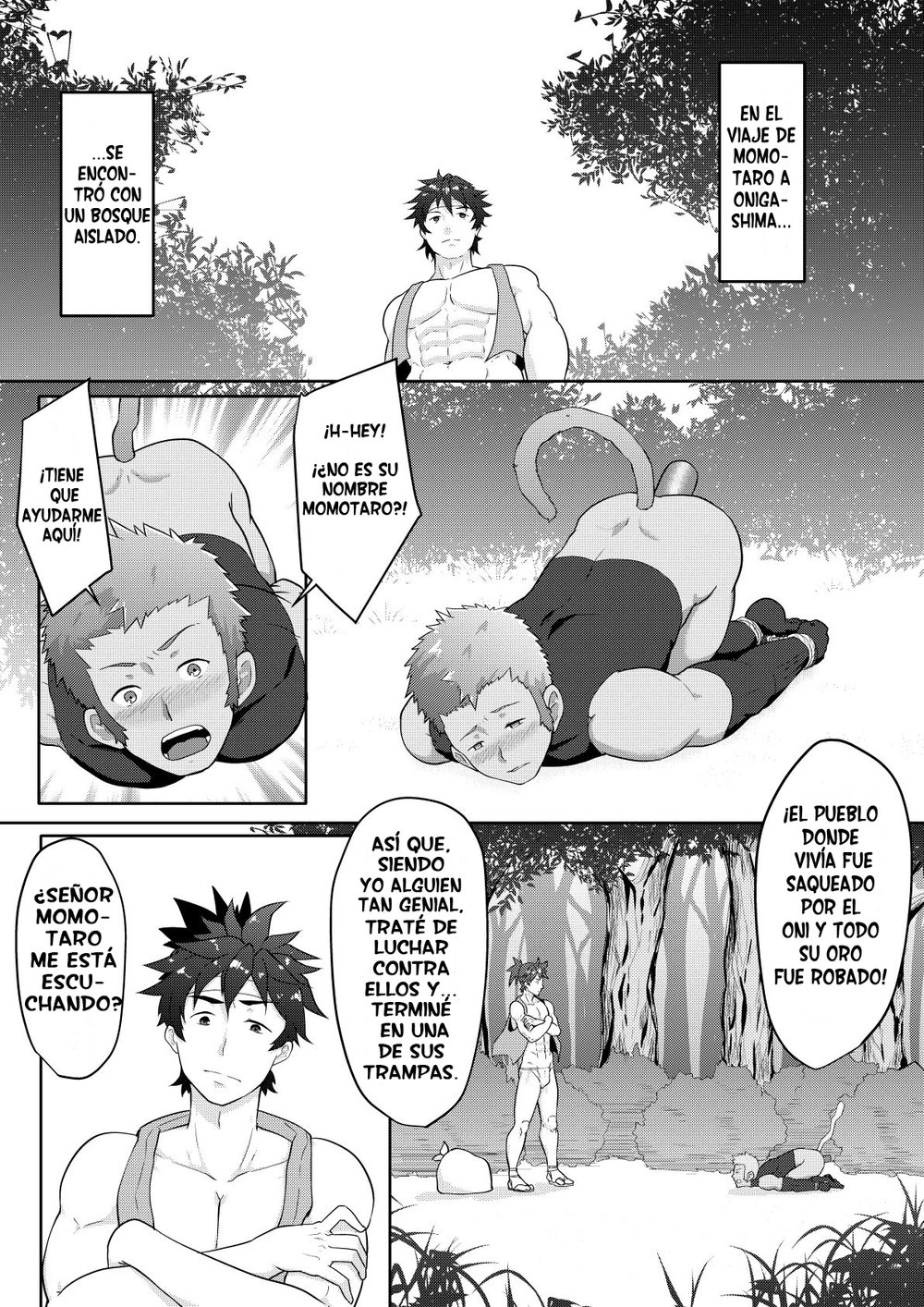 El Cuento de Momotaro - Yaoi Comic porno