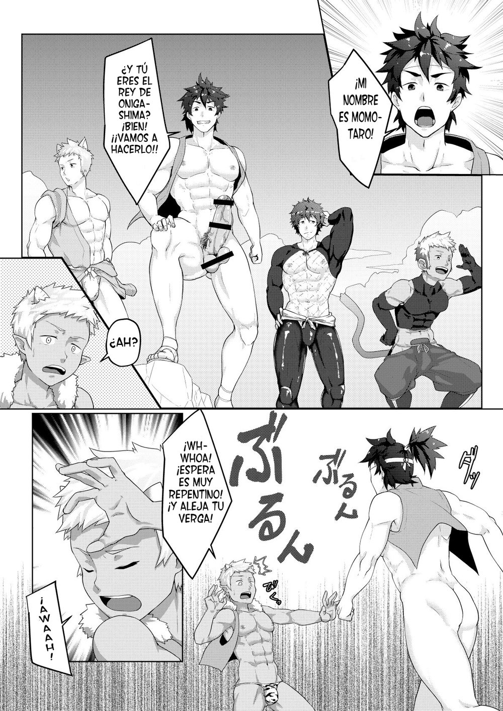 El Cuento de Momotaro - Yaoi Comic porno