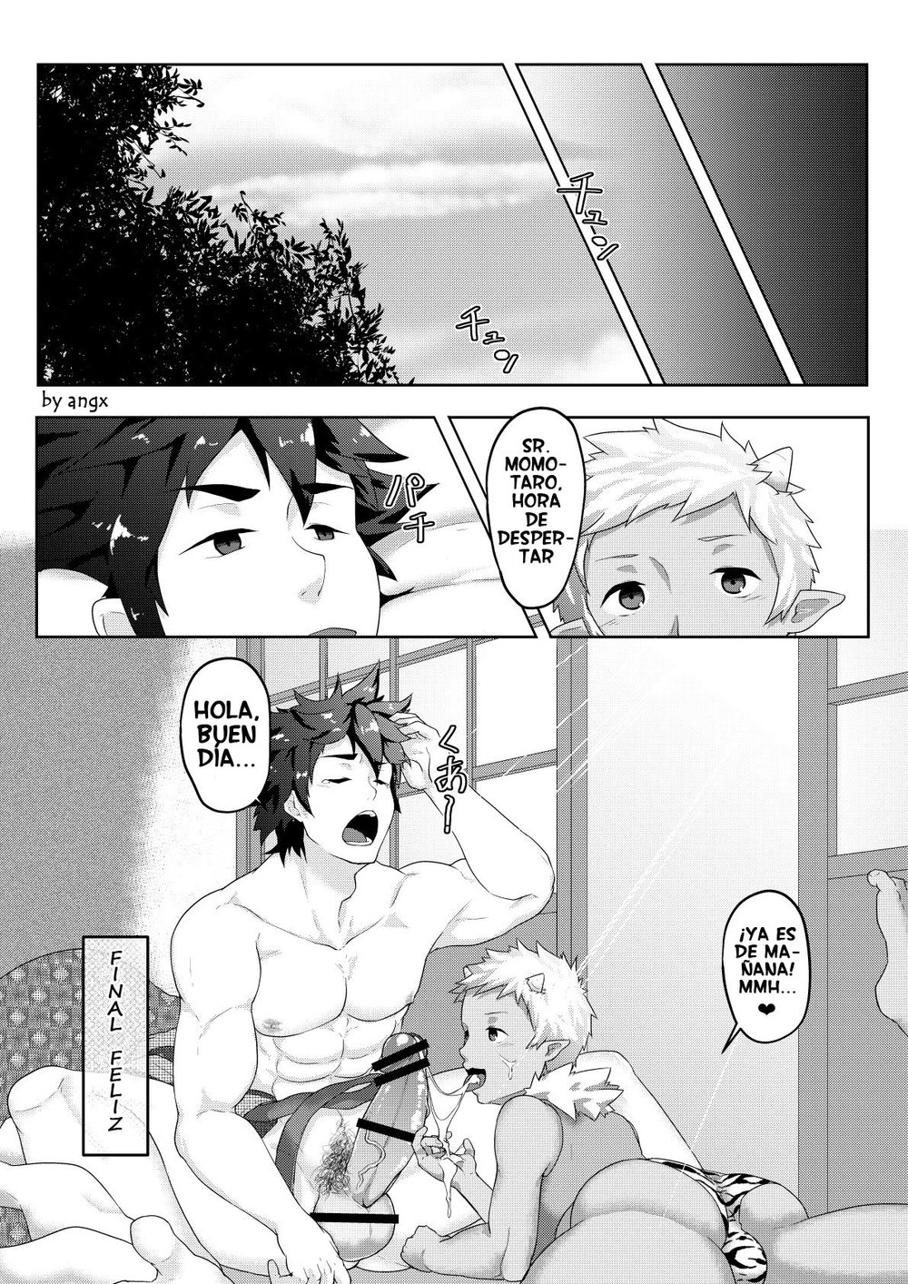 El Cuento de Momotaro - Yaoi Comic porno