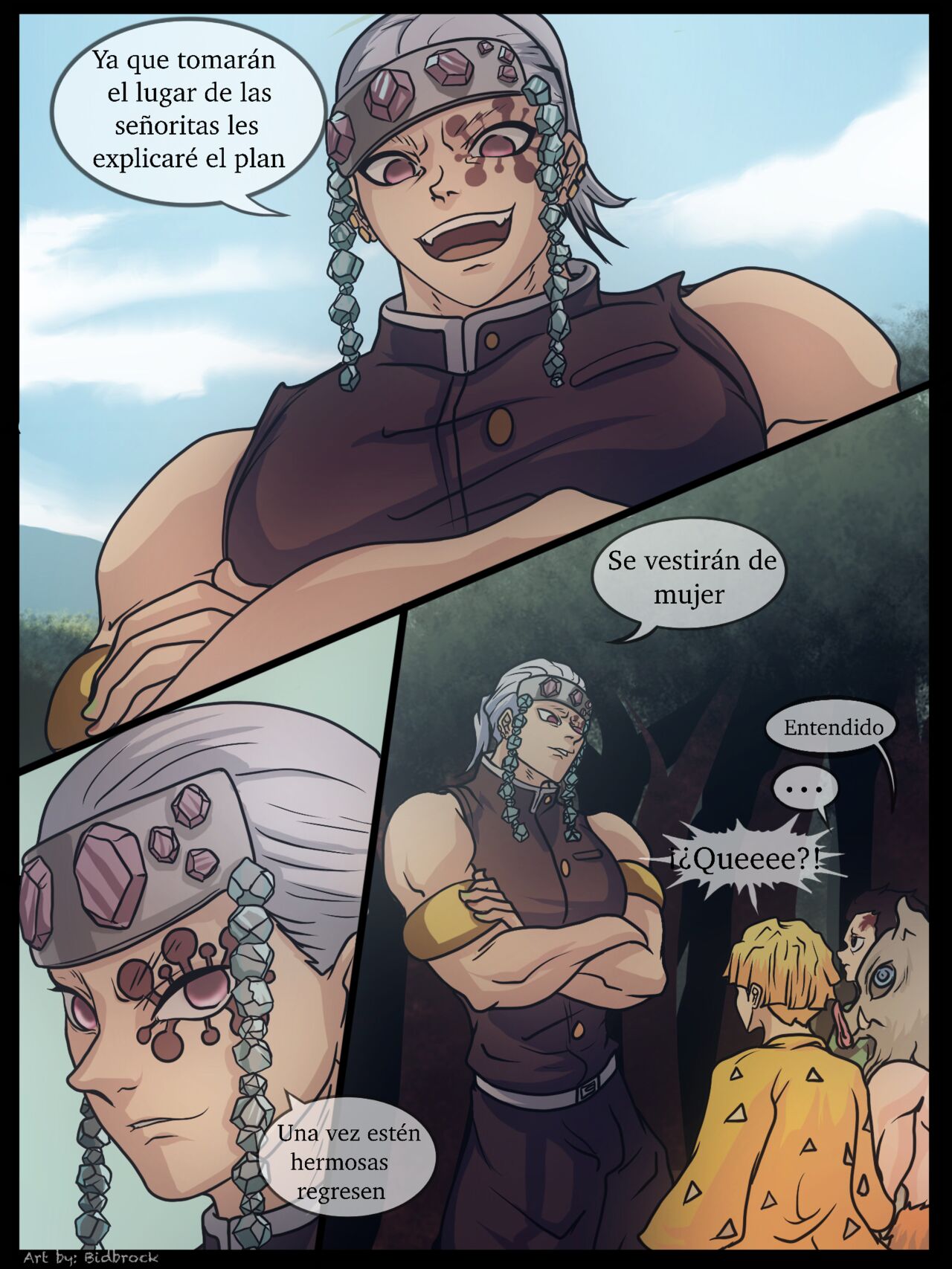 El Idiota del Distrito Rojo Comic porno