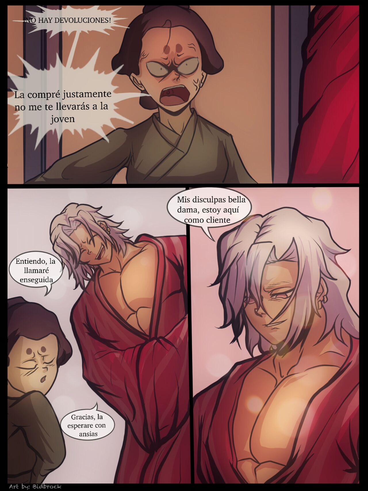 El Idiota del Distrito Rojo Comic porno