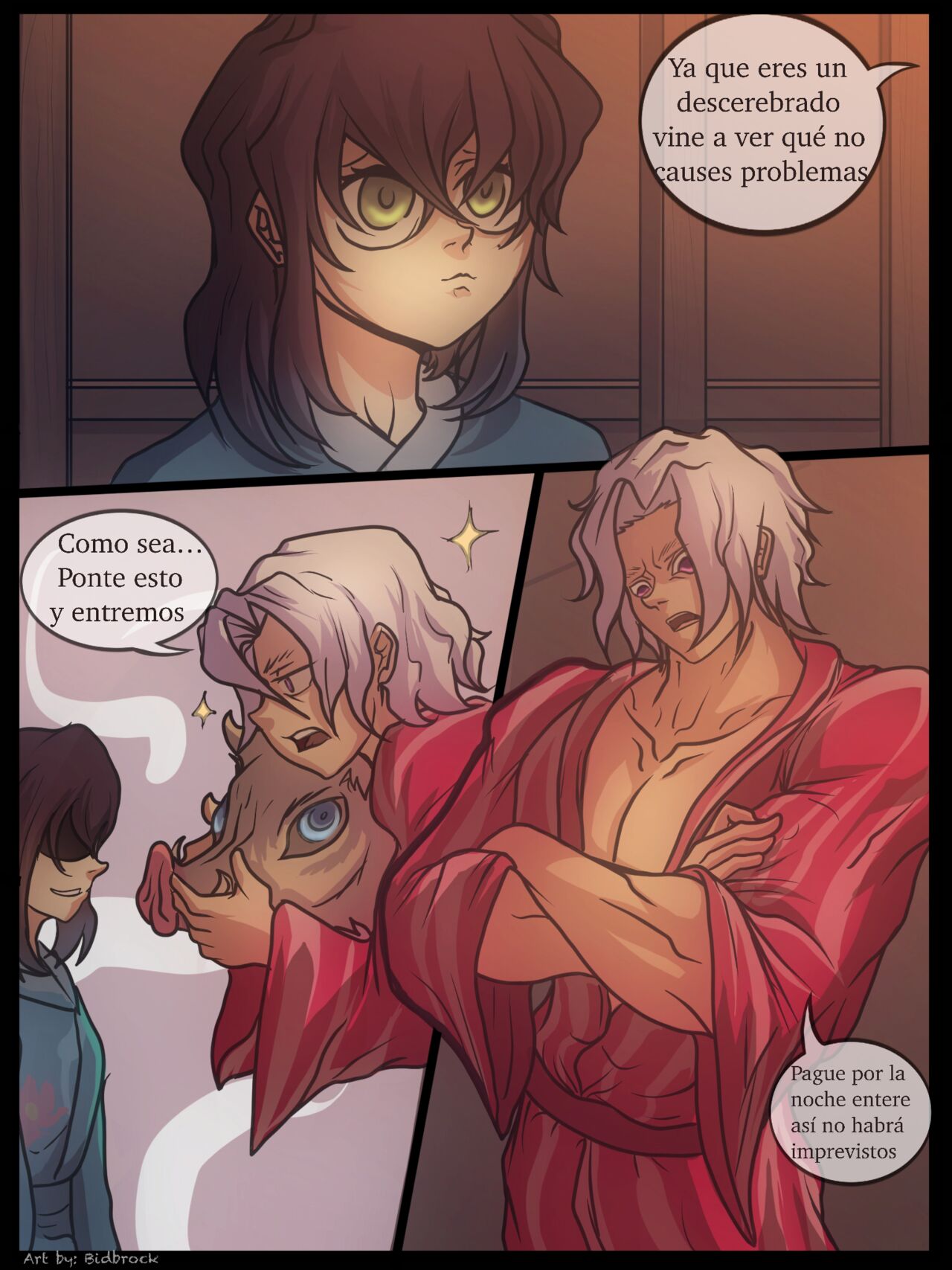 El Idiota del Distrito Rojo Comic porno