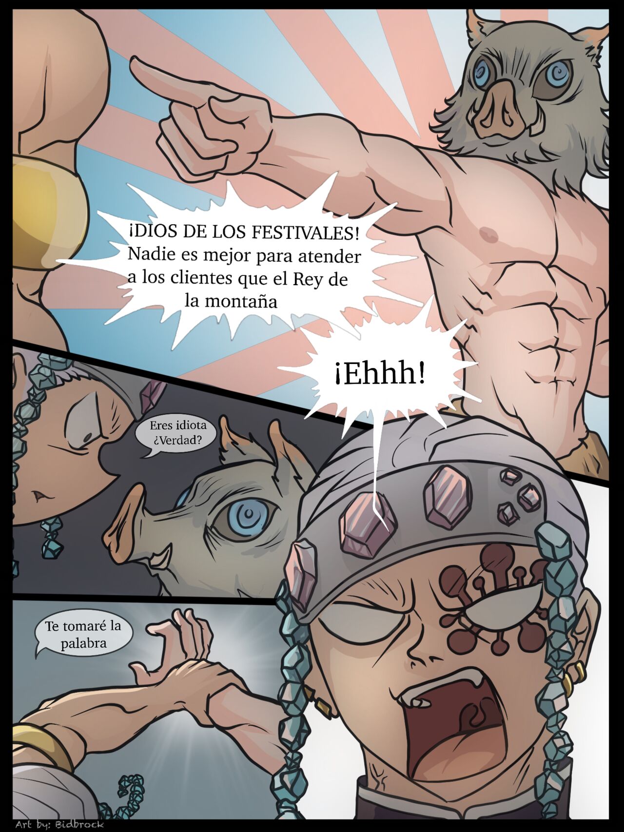 El Idiota del Distrito Rojo Comic porno