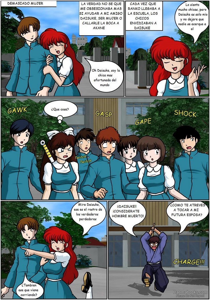 For love of a girl side ranma Comic porno