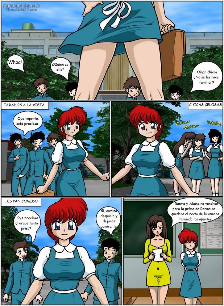 For love of a girl side ranma Comic porno