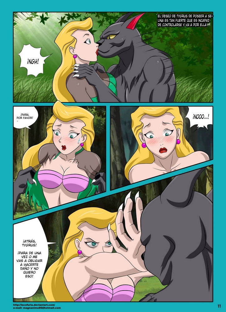 Instintos Felinos Comic porno