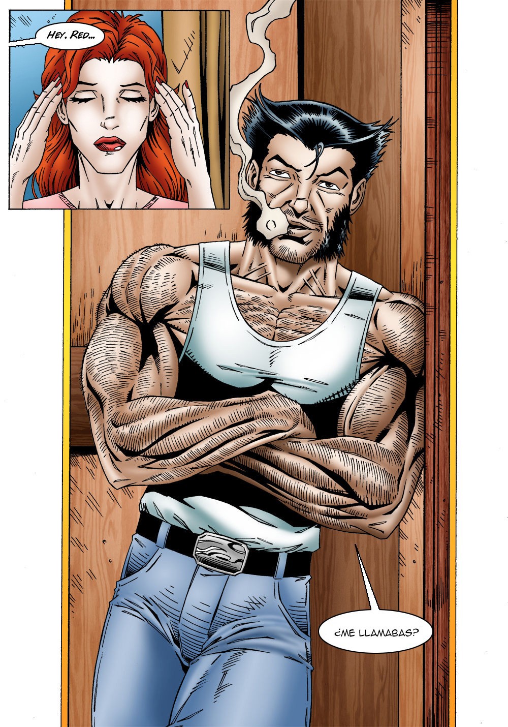 Jean Grey cheats on Scott Summers by fucking Logan Comic porno