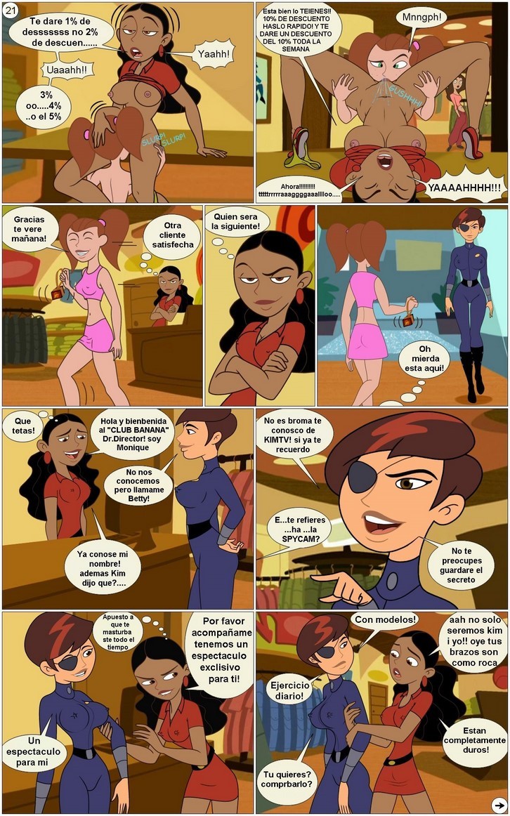 Kim Possible Como seducir una agente secreta Comic porno