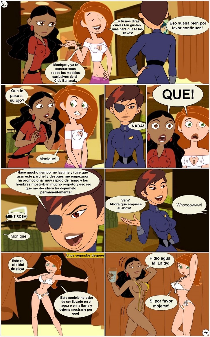 Kim Possible Como seducir una agente secreta Comic porno