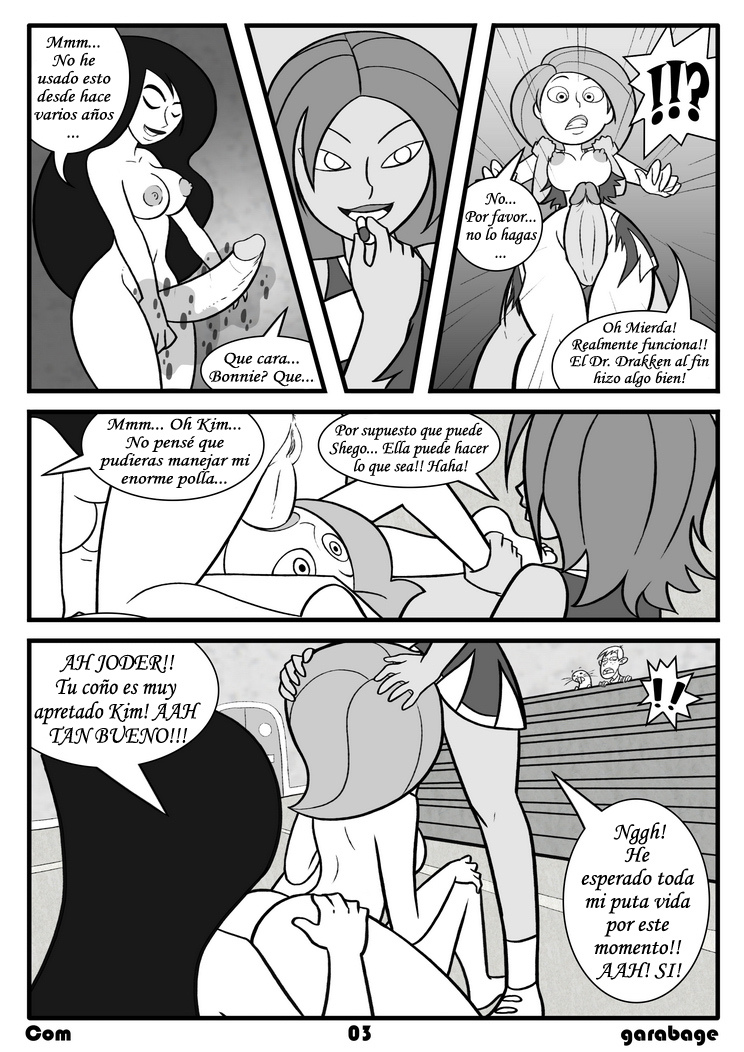 Kim Possi’buru - Futanari Comic porno