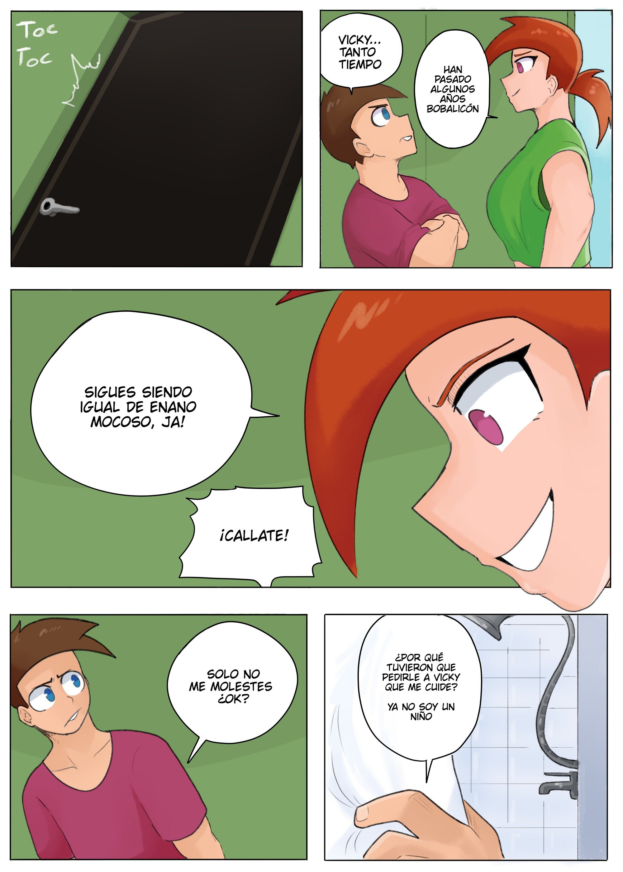 La Niñera Vicky Comic porno