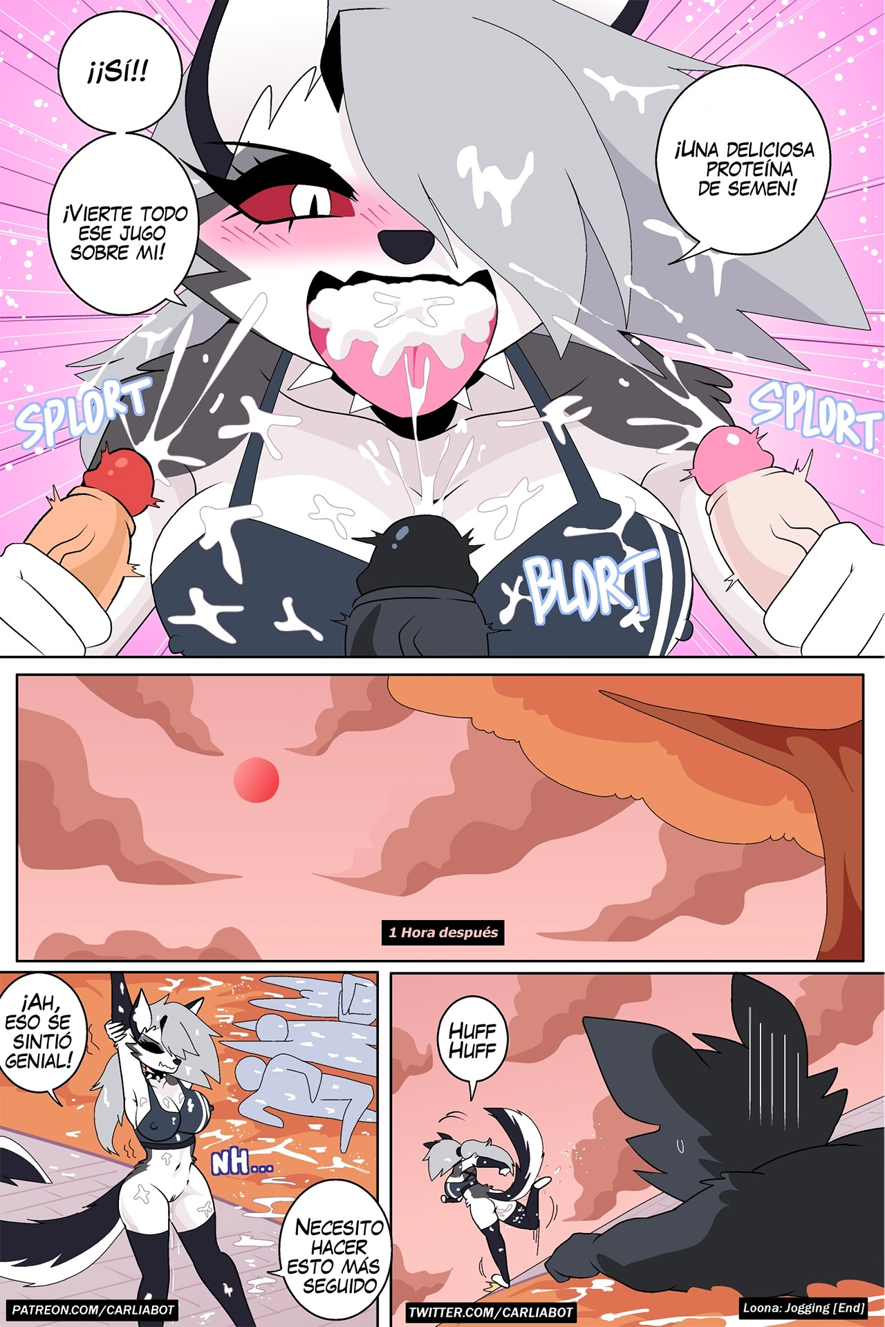 Loona Jogging Comic porno