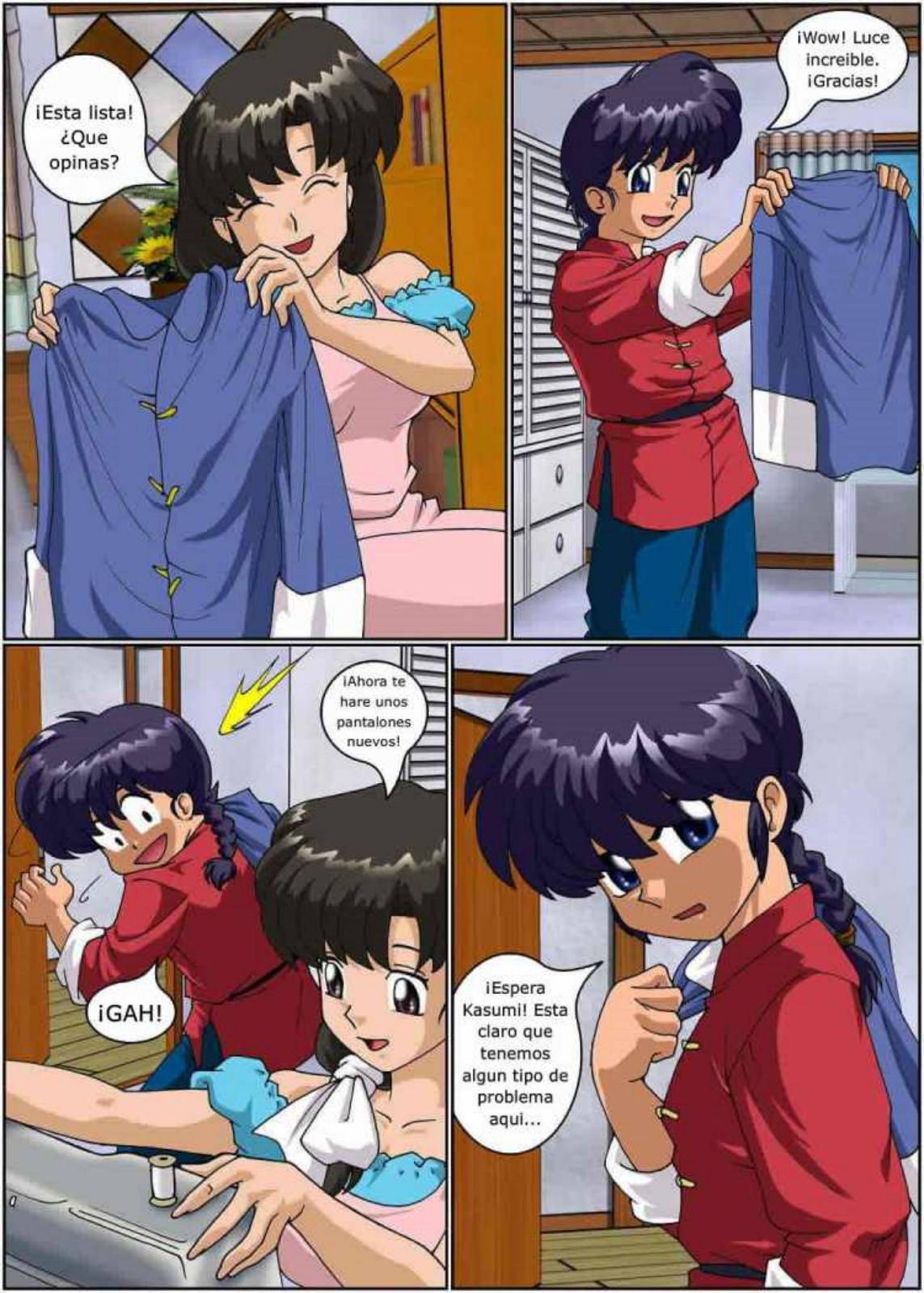 Ranma - Manteniendolo Limpio Comic porno