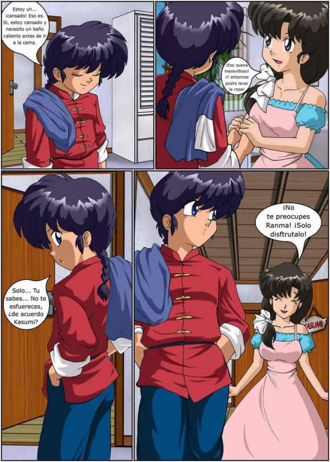 Ranma - Manteniendolo Limpio Comic porno