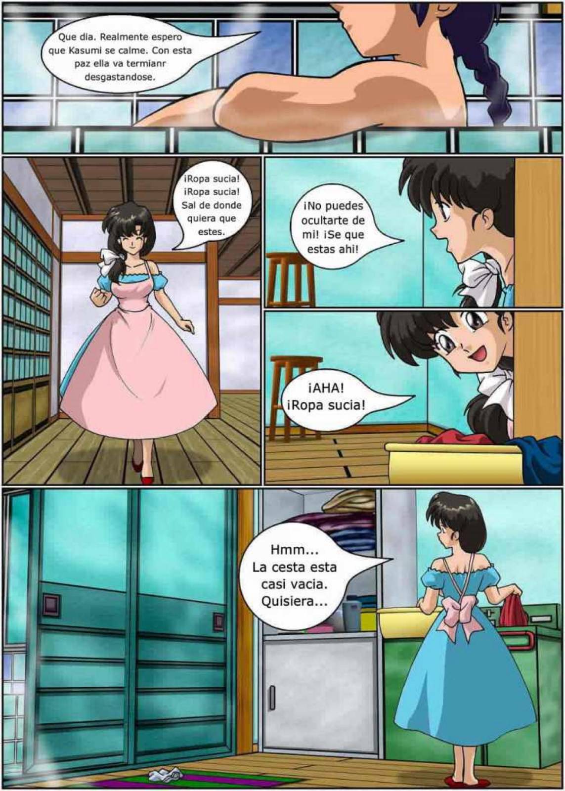Ranma - Manteniendolo Limpio Comic porno