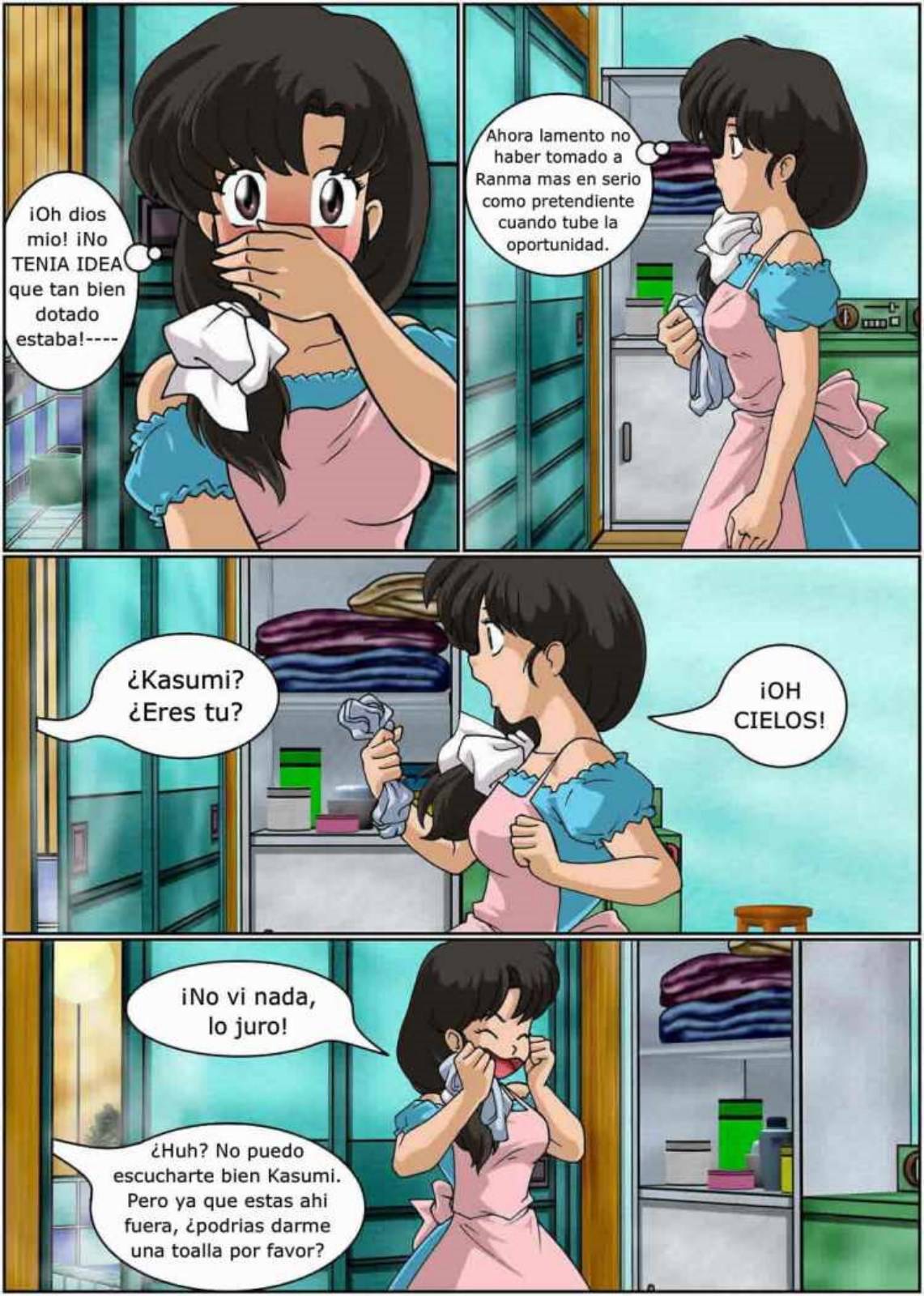 Ranma - Manteniendolo Limpio Comic porno
