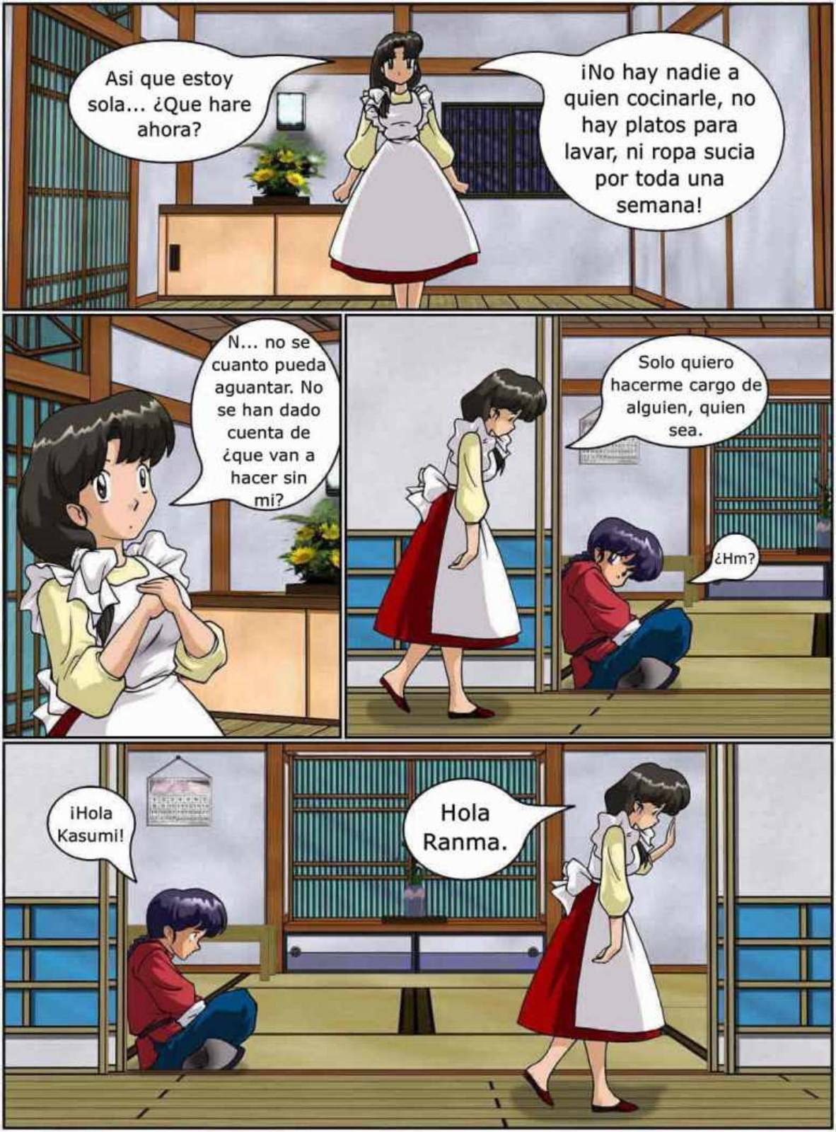 Ranma - Manteniendolo Limpio Comic porno